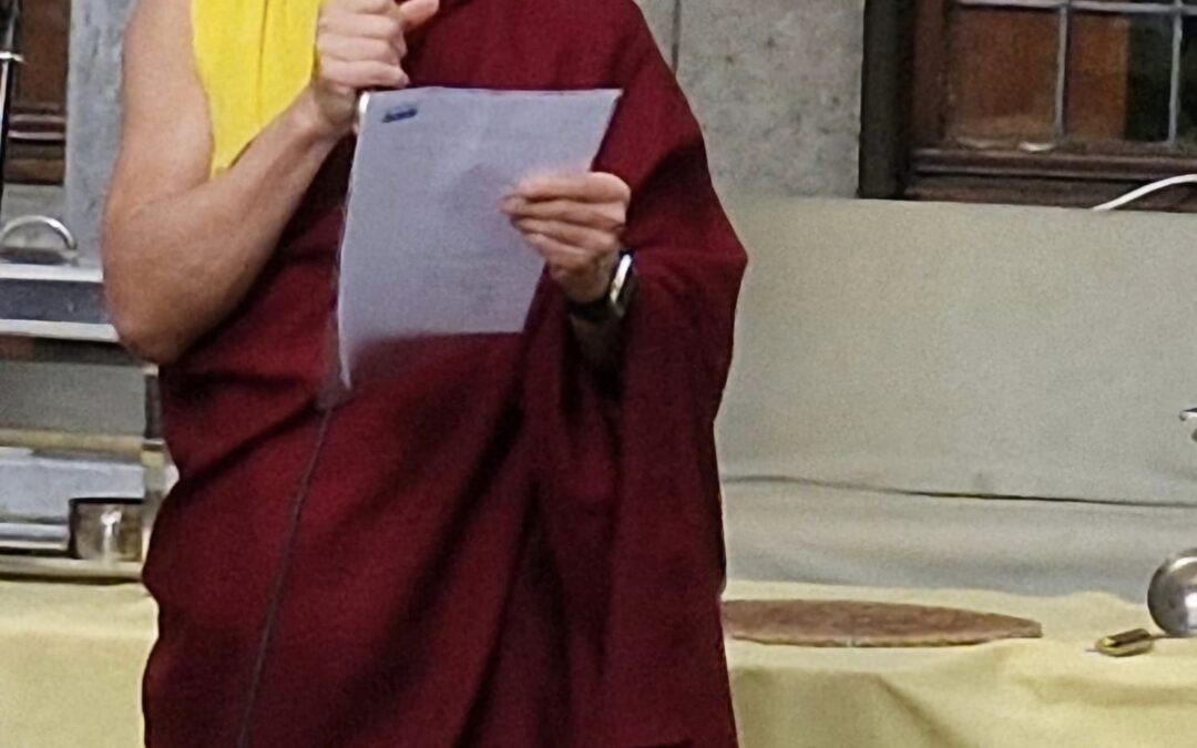 Lama Zeupa welcomes 150+ participants to the barbecue on 23 August